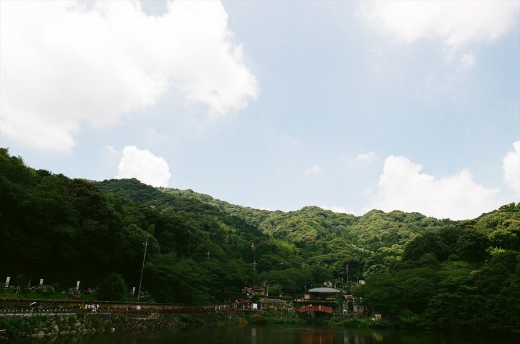 形原温泉あじさいの里風景