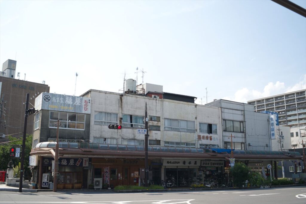 大垣市街地の街並み